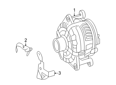 2007 Mercedes-Benz R500 Alternator