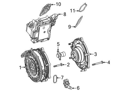2021 Mercedes-Benz GLE53 AMG SUV Alternator