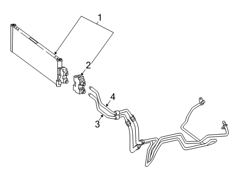 2018 Mercedes-Benz Metris Oil Cooler Diagram