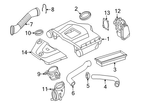 2010 Mercedes-Benz E550 Powertrain Control Diagram