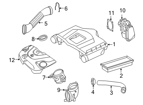 2011 Mercedes-Benz S400 Powertrain Control Diagram