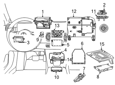 2021 Mercedes-Benz GLA35 AMG Electrical Components Diagram 2