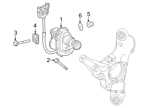 2024 Mercedes-Benz SL63 AMG S E Performance Steering Gear & Linkage