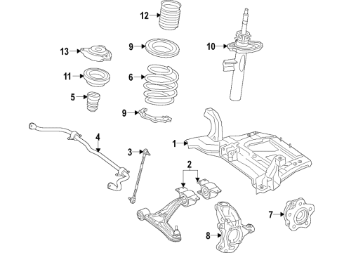 2024 Mercedes-Benz CLA45 AMG S Front Suspension