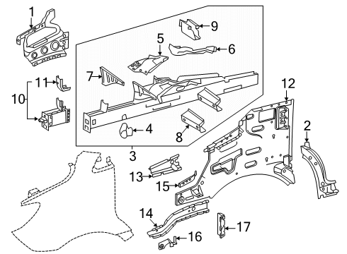2024 Mercedes-Benz eSprinter Structural Components & Rails