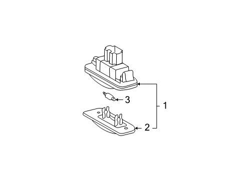 2001 Mercedes-Benz C240 Bulbs Diagram 4