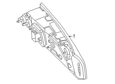 2025 Mercedes-Benz E53 AMG Tail Lamps Diagram 2