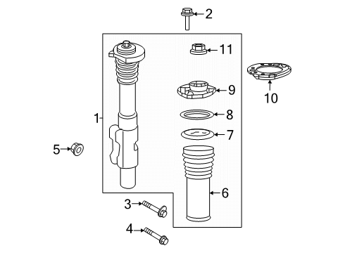 2024 Mercedes-Benz eSprinter Struts & Components