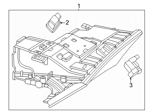 2024 Mercedes-Benz EQE SUV AMG Glove Box
