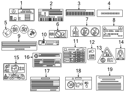 2023 Mercedes-Benz CLS450 Information Labels