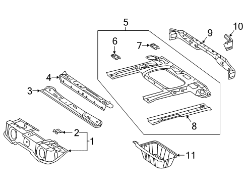 2024 Mercedes-Benz G550 Rear Floor & Rails