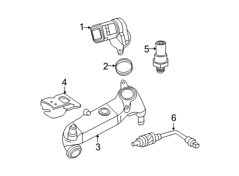 2005 Mercedes-Benz E320 Emission Components Diagram