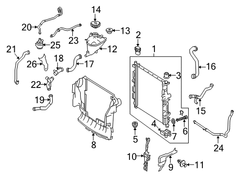 2009 Mercedes-Benz GL550 DRAIN SCREW Diagram for 000-500-01-85-64