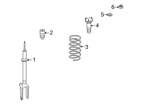 2010 Mercedes-Benz ML450 Shocks & Components