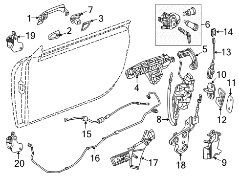 2017 Mercedes-Benz SL450 Door Diagram