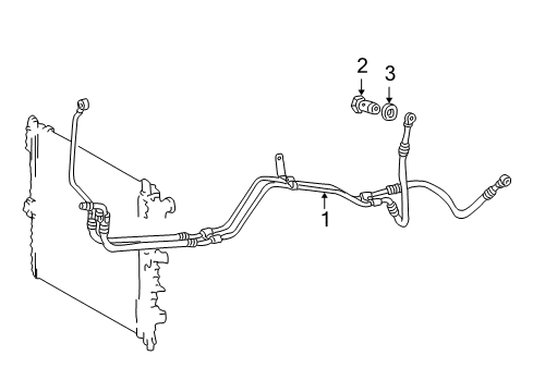2002 Mercedes-Benz ML500 Trans Oil Cooler