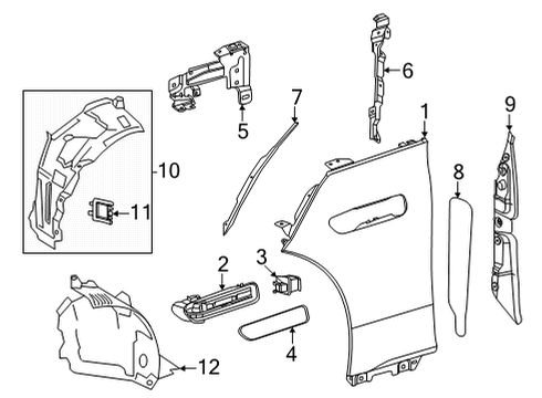 2025 Mercedes-Benz EQS 450+ Fender & Components
