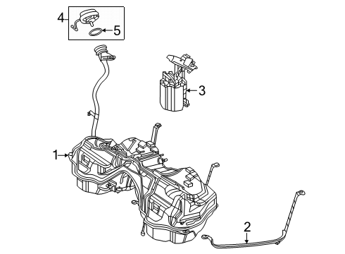 2024 Mercedes-Benz AMG GT 55 Fuel System Components