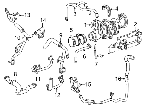 2024 Mercedes-Benz AMG GT 55 Turbocharger & Components