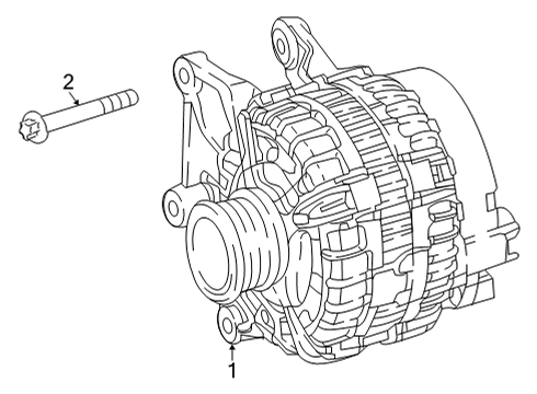 2022 Mercedes-Benz E350 Alternator