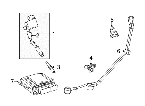 2015 Mercedes-Benz E550 Ignition System Diagram