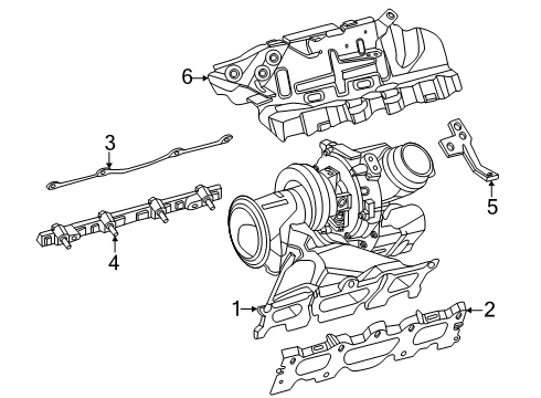 2025 Mercedes-Benz CLE300 Turbocharger & Components