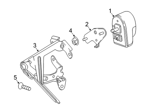 2021 Mercedes-Benz GLC63 AMG Anti-Theft Components Diagram 2