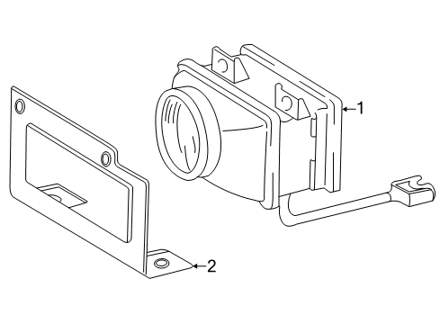 2002 Mercedes-Benz SLK230 Fog Lamps Diagram 2