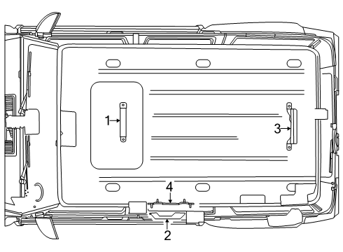 2025 Mercedes-Benz G63 AMG Keyless Entry Components