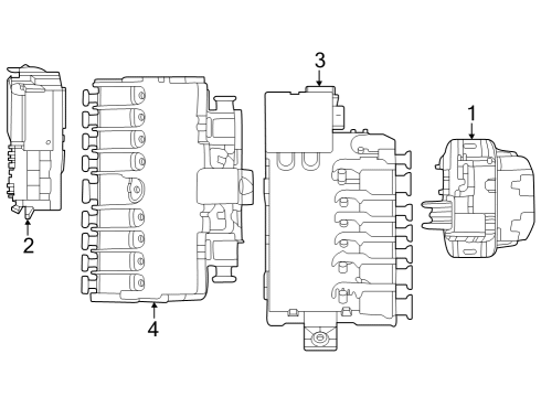 2025 Mercedes-Benz EQS 450 SUV Fuse & Relay