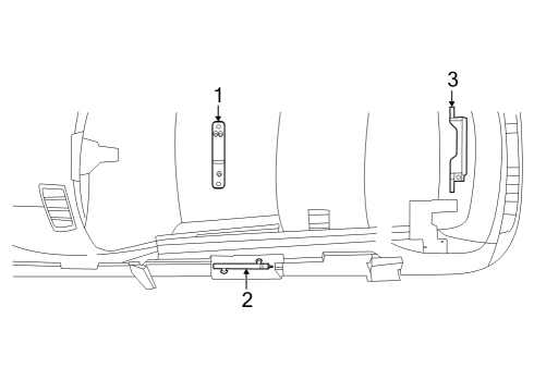 2024 Mercedes-Benz GLC43 AMG KEY Diagram for 223-905-21-13-9999