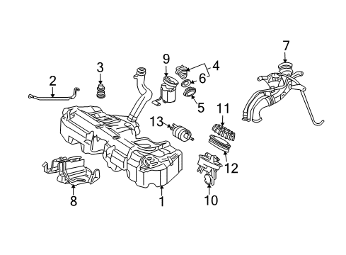 2007 Mercedes-Benz C350 Filters Diagram