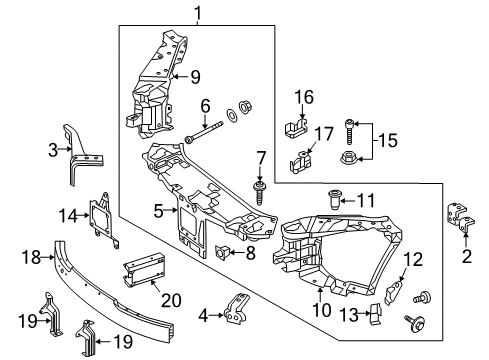 2019 Mercedes-Benz S560 Anti-Theft Components Diagram