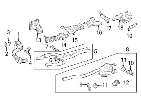 2024 Mercedes-Benz SL63 AMG S E Performance Exhaust Components