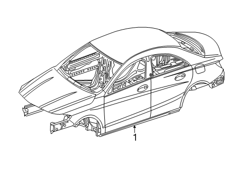 2025 Mercedes-Benz CLA35 AMG Body Shell