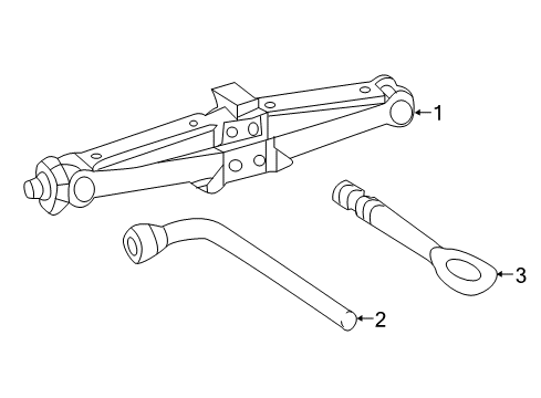 2019 Mercedes-Benz E450 Jack & Components Diagram 3