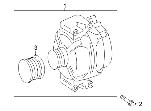2023 Mercedes-Benz C300 Alternator
