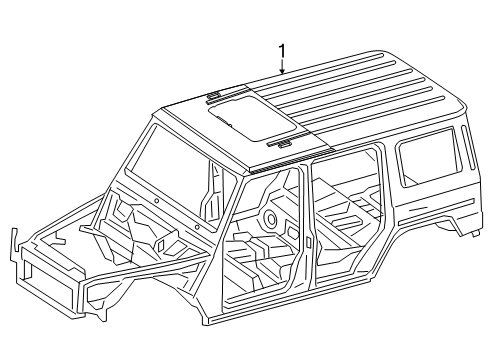 2025 Mercedes-Benz G580 Body Shell