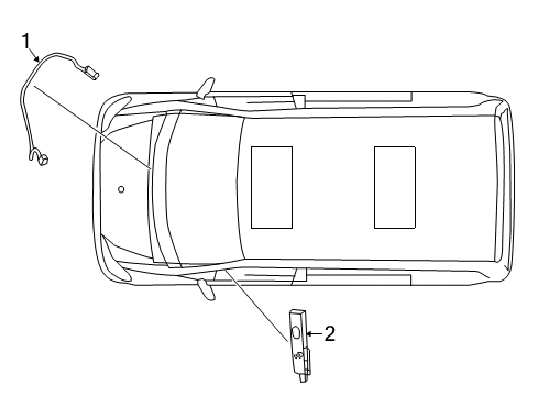 2021 Mercedes-Benz Metris Antenna & Radio