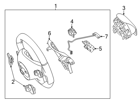 2014 Mercedes-Benz C63 AMG Steering Wheel Diagram 3