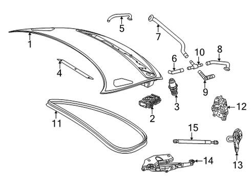 2019 Mercedes-Benz AMG GT C Trunk Diagram 2