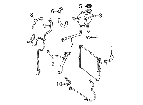 2024 Mercedes-Benz GLE580 Hoses, Lines & Pipes