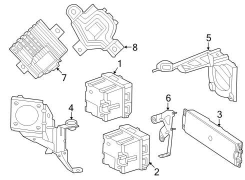2025 Mercedes-Benz EQS 580 Electrical Components Diagram 5