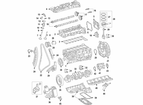 2024 Mercedes-Benz S500 Camshaft & Timing