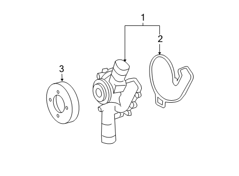 2003 Mercedes-Benz S600 Water Pump Diagram