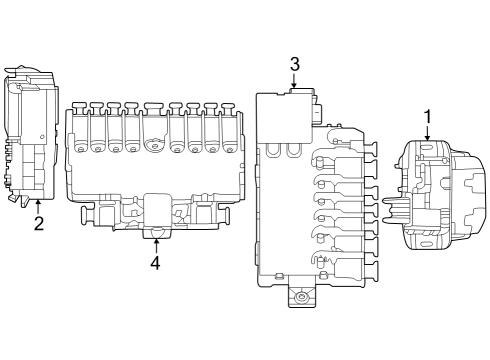 2024 Mercedes-Benz EQE SUV AMG Fuse & Relay Diagram 2