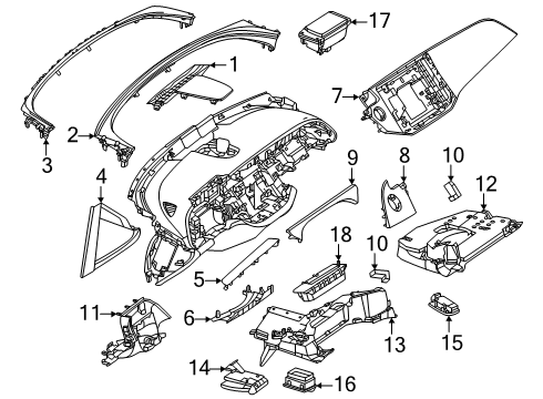2025 Mercedes-Benz E53 AMG Instrument Panel Components