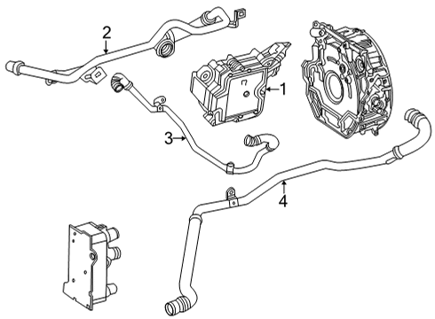 2025 Mercedes-Benz GLE53 AMG Hoses, Lines & Pipes