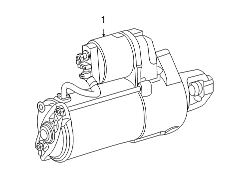 2007 Mercedes-Benz S550 Starter