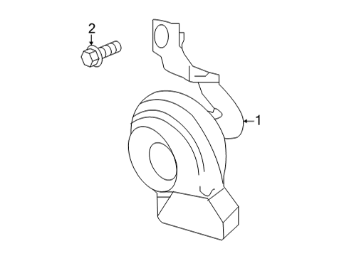 2025 Mercedes-Benz EQS 450+ Horn